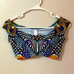 Mara Hoffman Cropped Swim Top